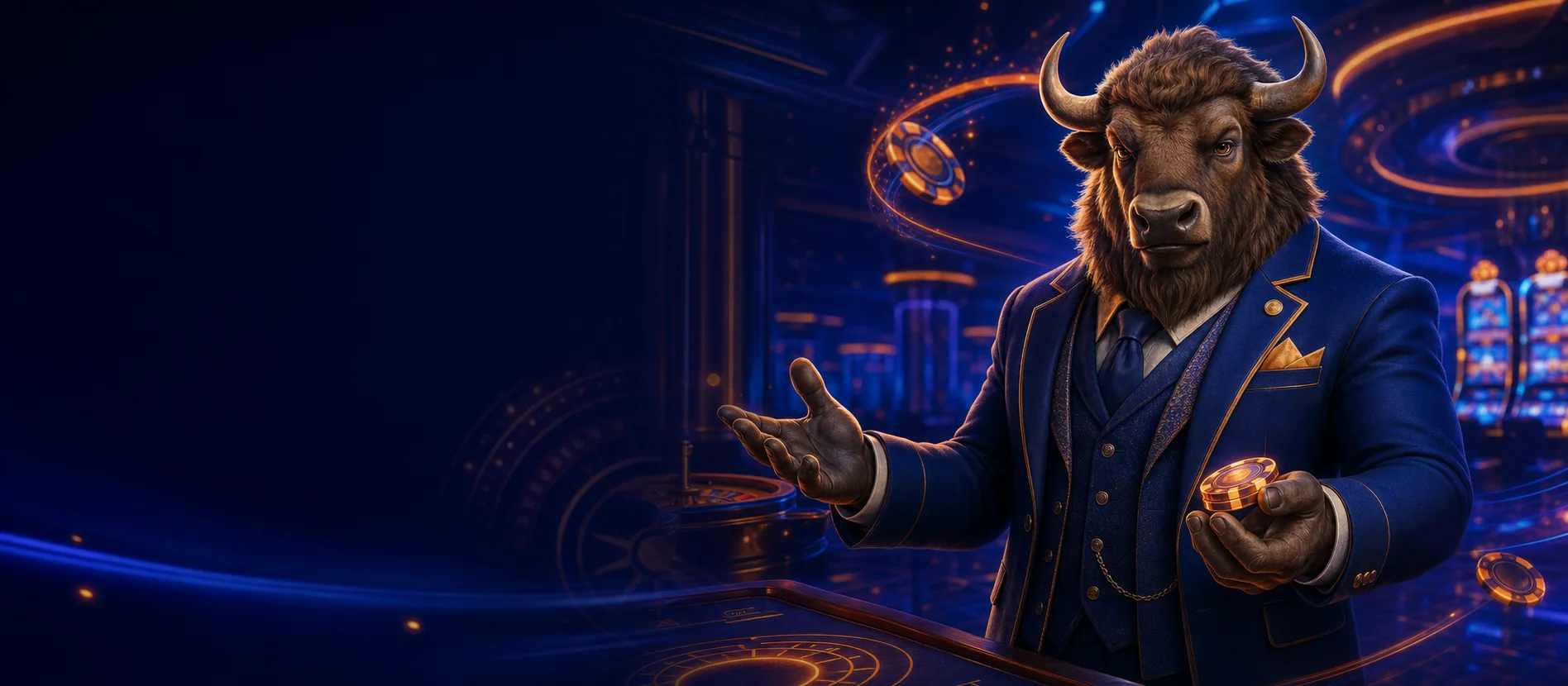 Bison Casino language selection